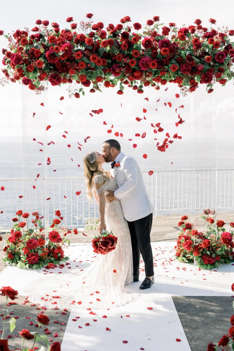 Jen and Dave Lake Como wedding at Villa Cipresso by ELLEFFEVENTS