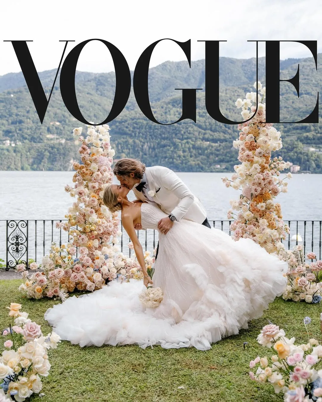 Lake Como wedding at Grand Hotel Tremezzo, featured on Style Me Pretty