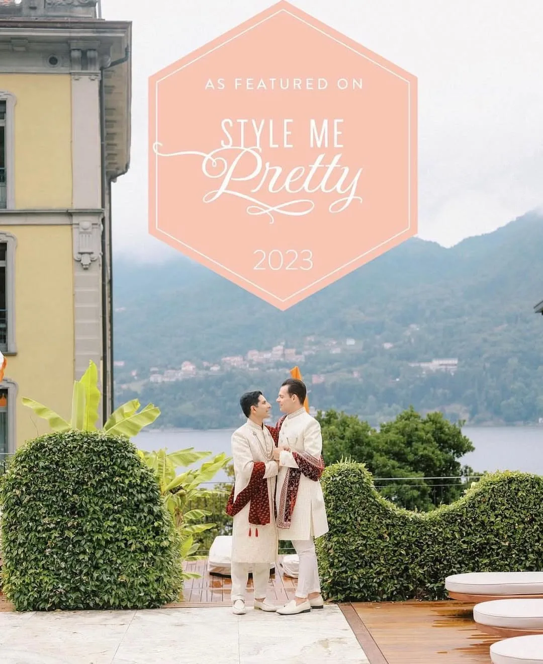 Lake Como wedding at Villa Balbiano, featured in Tatler UK