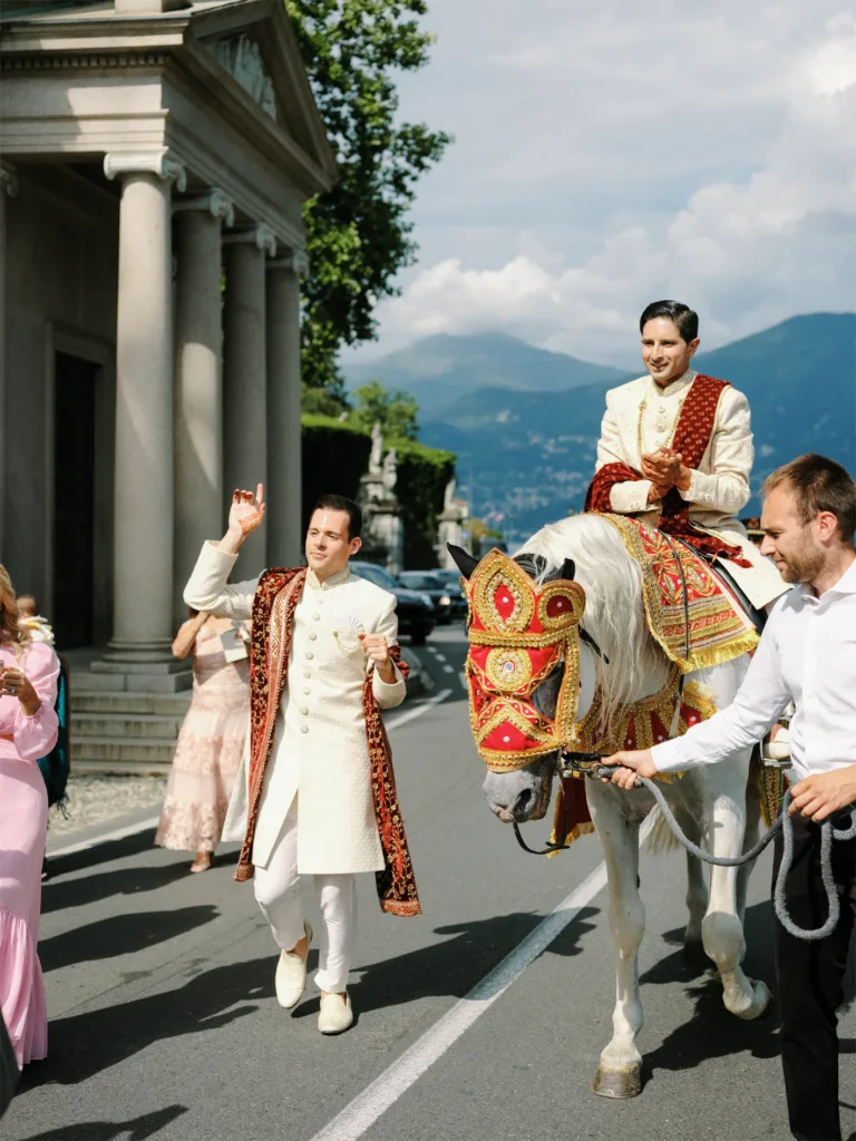 Ameya and Ryan Indian wedding Lake Como Grand Hotel Tremezzo by ELLEFFEVENTS