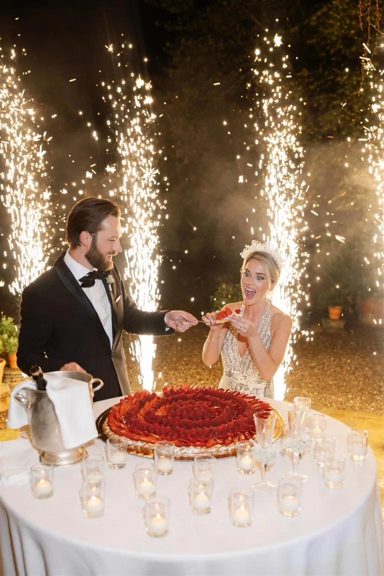 Paige and Austin Tuscany wedding at Villa Catignano by ELLEFFEVENTS
