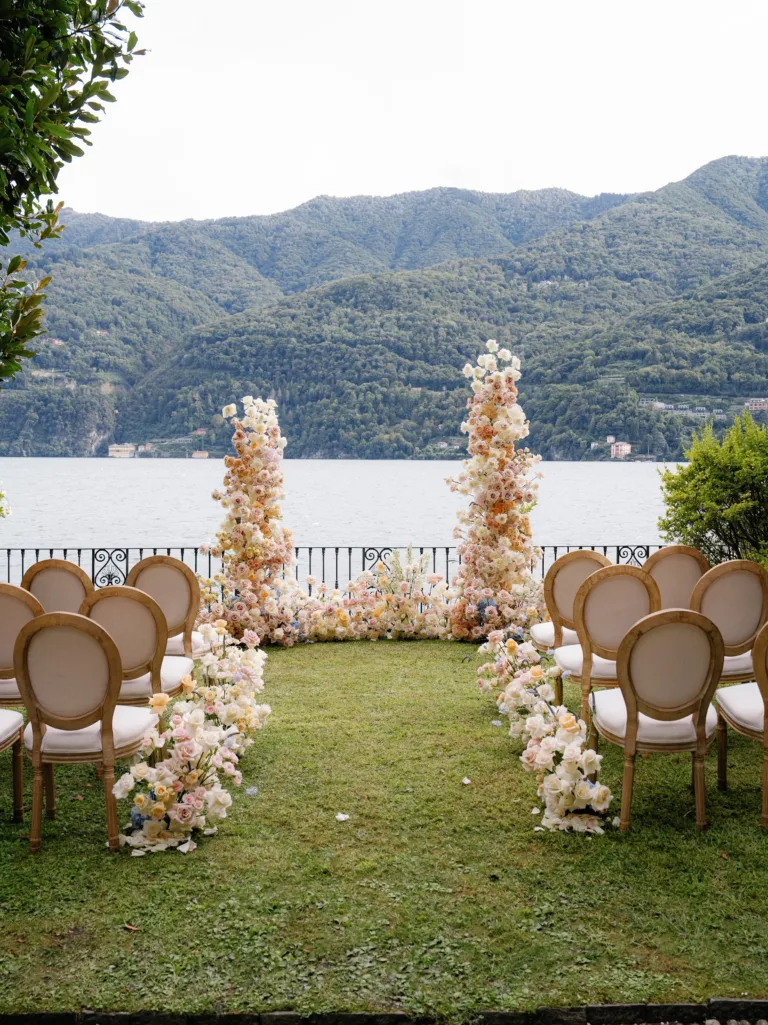 NDN Lake Como wedding by ELLEFFEVENTS