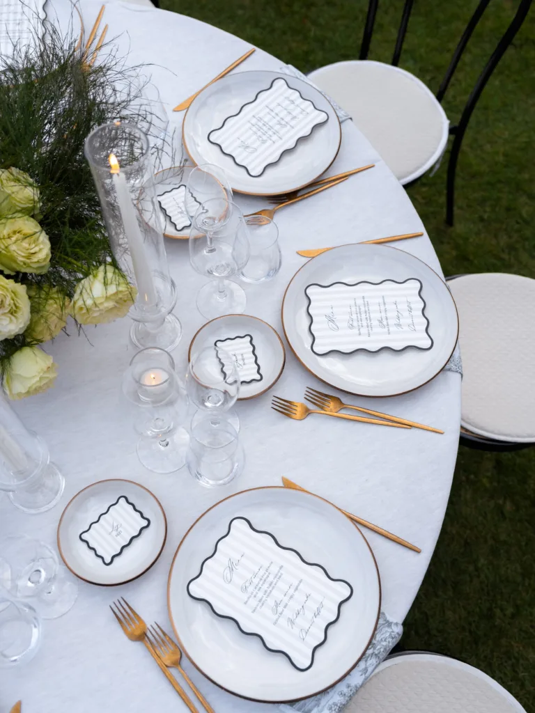Logan and Myles Lake Garda wedding by ELLEFFEVENTS