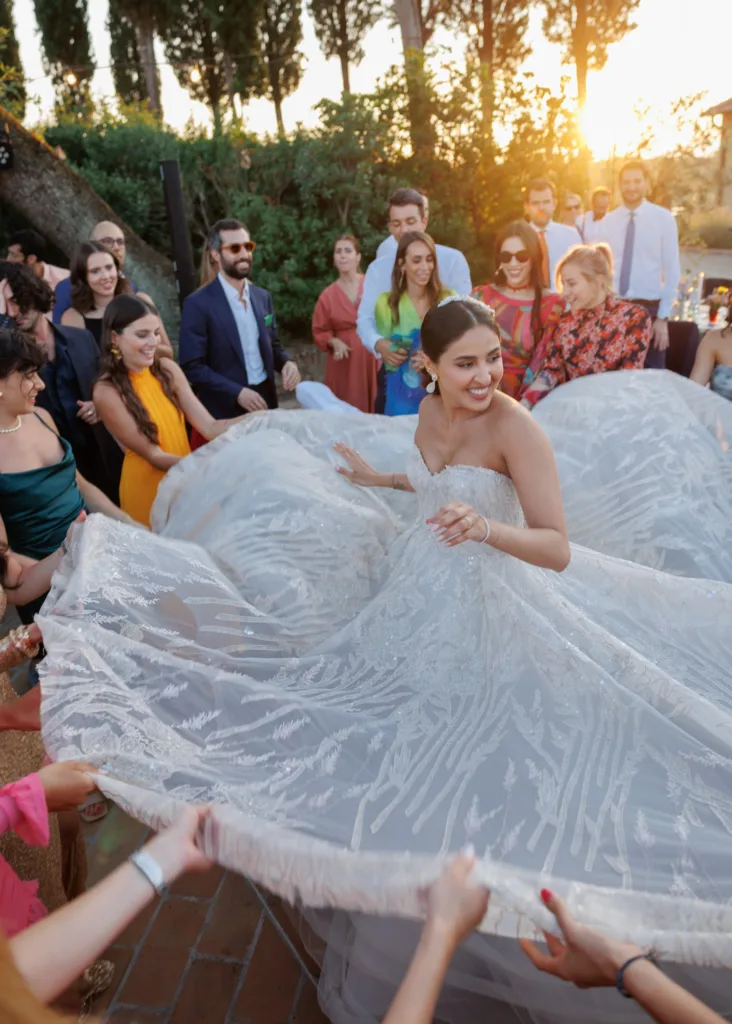 Lebanese and Italian Mix wedding in Tuscany