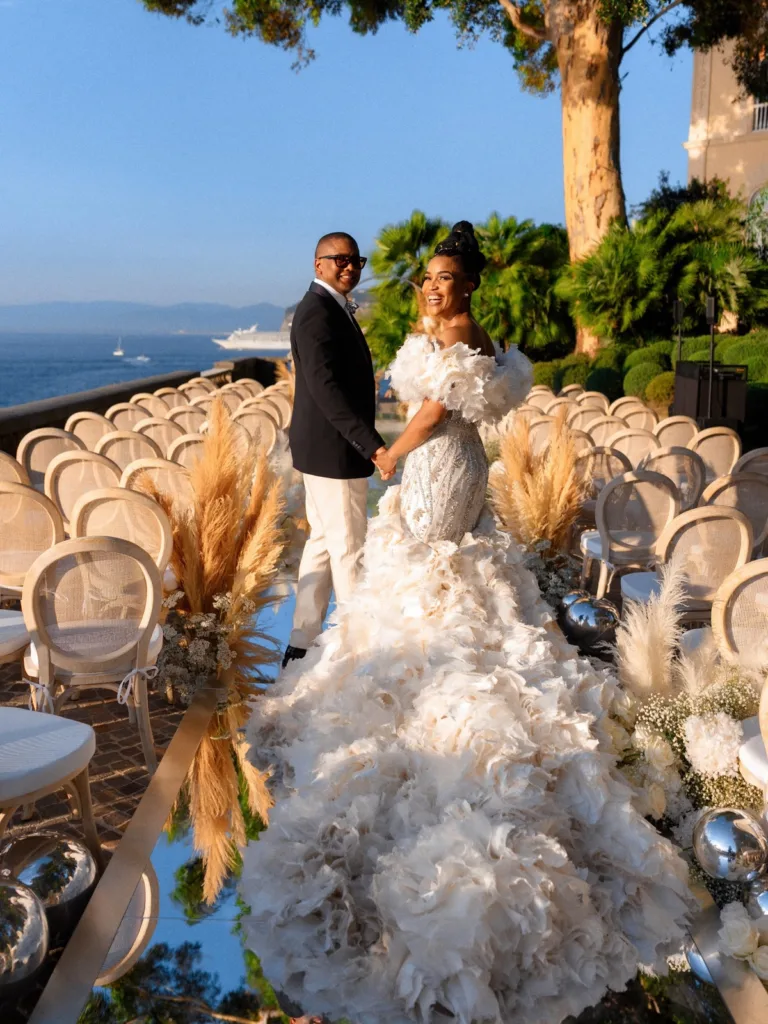 Romantic luxury wedding moment in Italy planned by EllEffeEvents